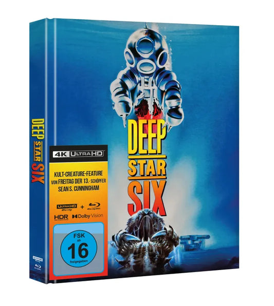 Deep Star Six (Mediabook, 4K-UHD+Blu-ray Region B) (Import/Plaion Pictures)