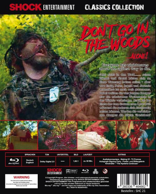 Don’t Go in the Woods… Alone! – Classics Collection #21 (Blu-ray/Region B) (Import/Shock Entertainment) (Copy)