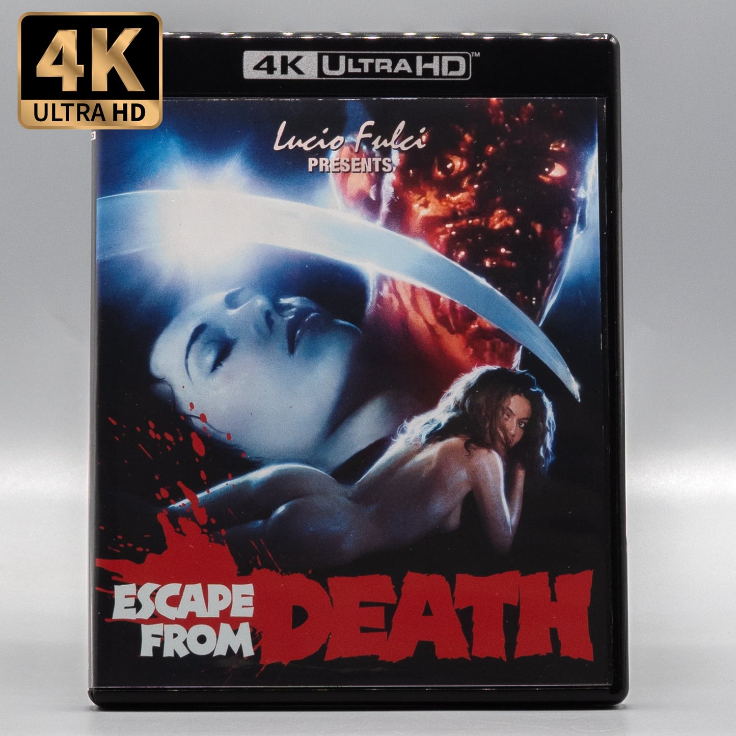 Escape from Death with Limited Edition Slipcover 4K UHD + Blu-Ray