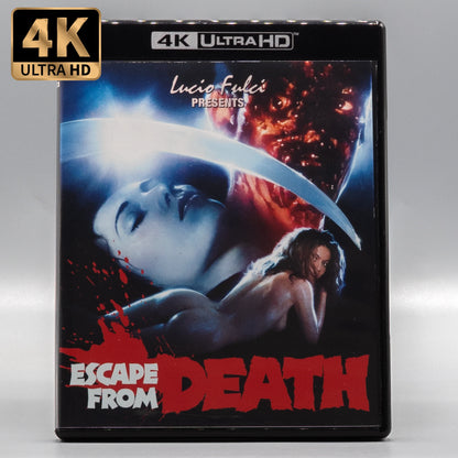 Escape from Death with Limited Edition Slipcover 4K UHD + Blu-Ray