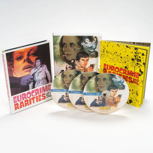 PRE-ORDER: Eurocrime Rarities: Volume 2 with Limited Edition Slipcse Blu-Ray (Vinegar Syndrome Labs)