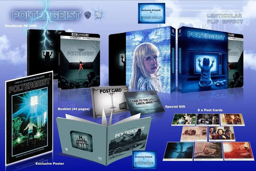 Poltergeist (1982) – Cine-Museum CMA#34 Limited Edition Box Set (4K UHD + Blu-ray/Region B SteelBook) (Import/Cinemuseum)