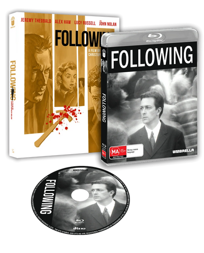 PRE-ORDER: Christopher Nolan's Following (1998) Blu-ray/Region Free (Umbrella)