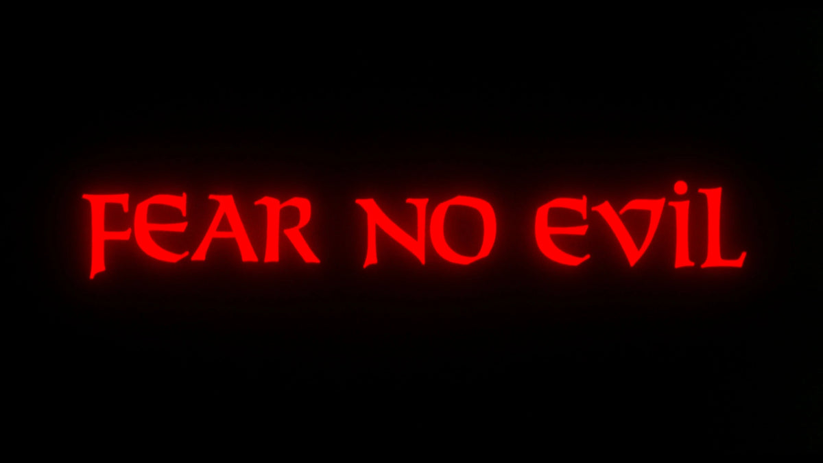 PRE-ORDER: Fear No Evil with Limited Edition Slipcover 2-disc Set: 4K Ultra HD / Region A Blu-Ray (Vinegar Syndrome)