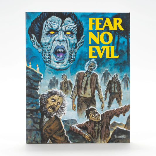 PRE-ORDER: Fear No Evil with Limited Edition Slipcover 2-disc Set: 4K Ultra HD / Region A Blu-Ray (Vinegar Syndrome)