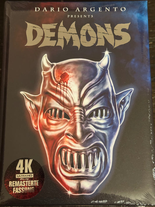 Demons Parts 1 & 2 - 4K UHD Limited Edition Padded Mediabook Cover A - Region Free / Blu-ray Region B (Import/XT Video)