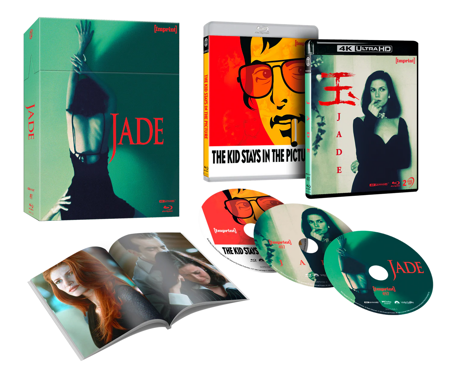 JADE (1995) 4K UHD + BLU-RAY (REGION FREE) LIMITED EDITION HARDBOX + HARDBACK BOOKLET - IMPRINT COLLECTION #497