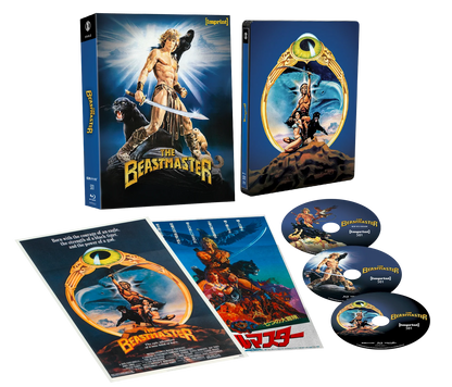 The Beastmaster (1982) - 4K UHD + Blu-ray Limited Edition Steelbook in 3D Lenticular Hardcase + Double-Sided Poster