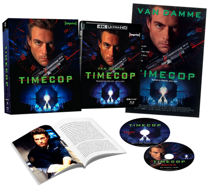 PRE-ORDER: Timecop (1994) - 4K UHD + Blu-ray Limited Edition Lenticular Hardcase + Hardcover Booklet + Poster - Imprint Collection #587