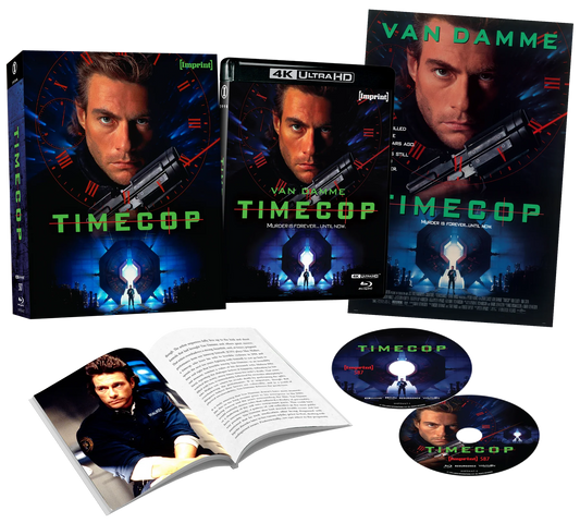 PRE-ORDER: Timecop (1994) - 4K UHD + Blu-ray Limited Edition Lenticular Hardcase + Hardcover Booklet + Poster - Imprint Collection #587