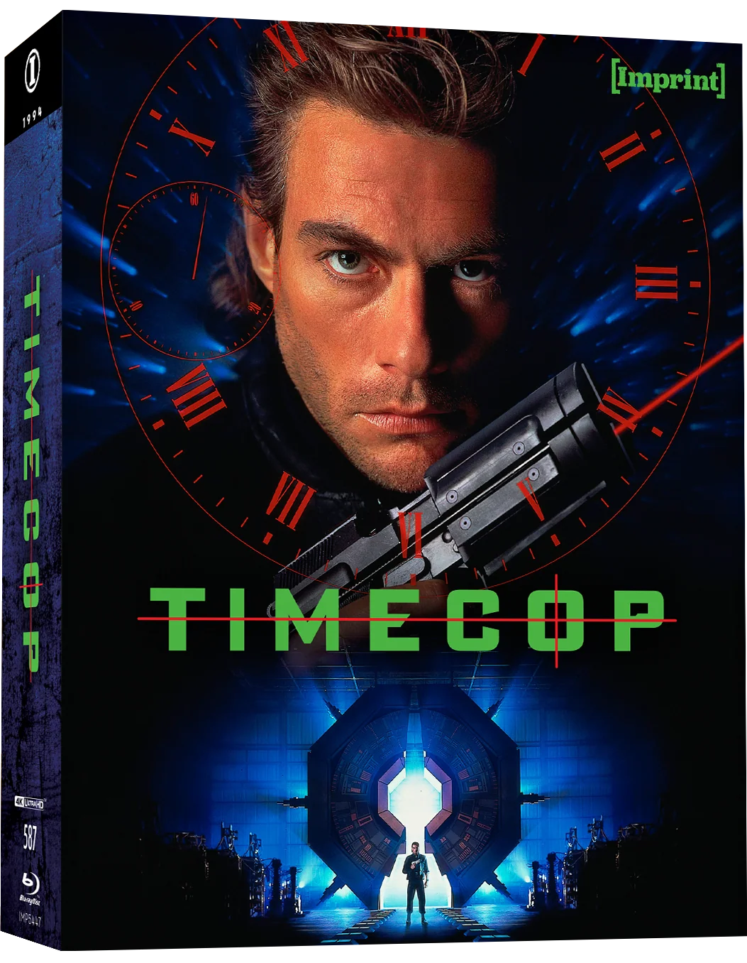 PRE-ORDER: Timecop (1994) - 4K UHD + Blu-ray Limited Edition Lenticular Hardcase + Hardcover Booklet + Poster - Imprint Collection #587