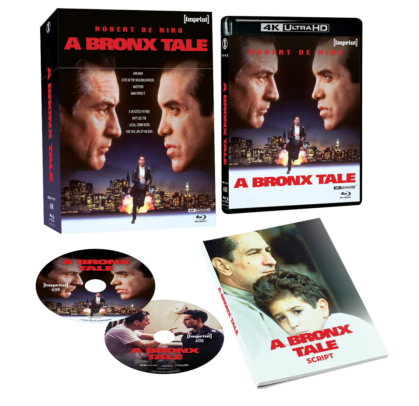 PRE-ORDER: A Bronx Tale (1993) - Limited Edition 4K UHD + Blu-ray Hardbox + Hardcover Booklet - Imprint Collection #608