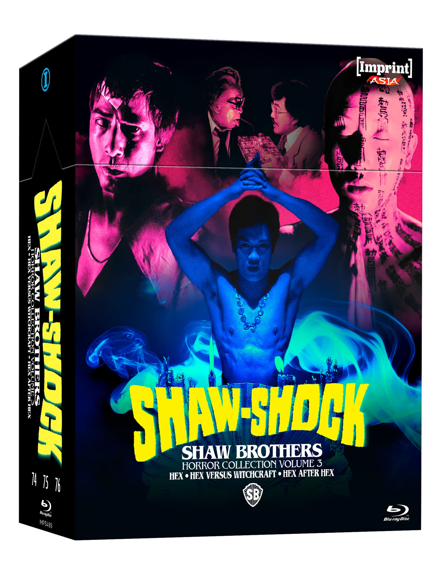 PRE-ORDER: SHAW-SHOCK: SHAW BROTHERS HORROR COLLECTION - VOLUME THREE: THE HEX TRILOGY (1980 - 1982) - LIMITED EDITION BLU-RAY HARDBOX - IMPRINT ASIA #74 - 76