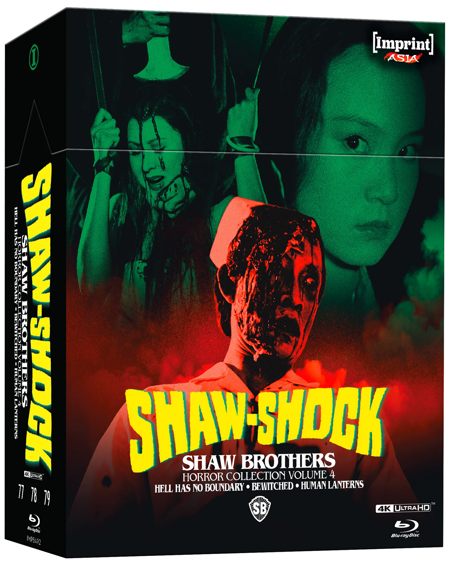 PRE-ORDER: Shaw-Shock: Shaw Brothers Horror Collection - Volume Four (1981-1982) - Limited Edition 4K UHD + Blu-ray (Region Free) Hardbox - Imprint Asia #77-79