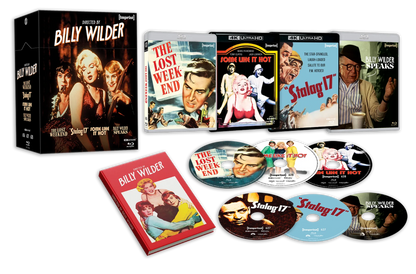 PRE-ORDER: Directed By... Billy Wilder (1945 - 1959) - 4K UHD + Blu-ray Limited Edition Hardbox + Hardcover Booklet - Imprint Collection #626 - 628
