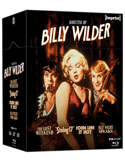 PRE-ORDER: Directed By... Billy Wilder (1945 - 1959) - 4K UHD + Blu-ray Limited Edition Hardbox + Hardcover Booklet - Imprint Collection #626 - 628