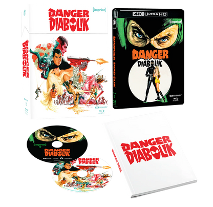PRE-ORDER: Danger: Diabolik (1968) - Limited Edition 4K UHD + Blu-Ray Hardbox + Hardcover Booklet - Imprint Collection #12