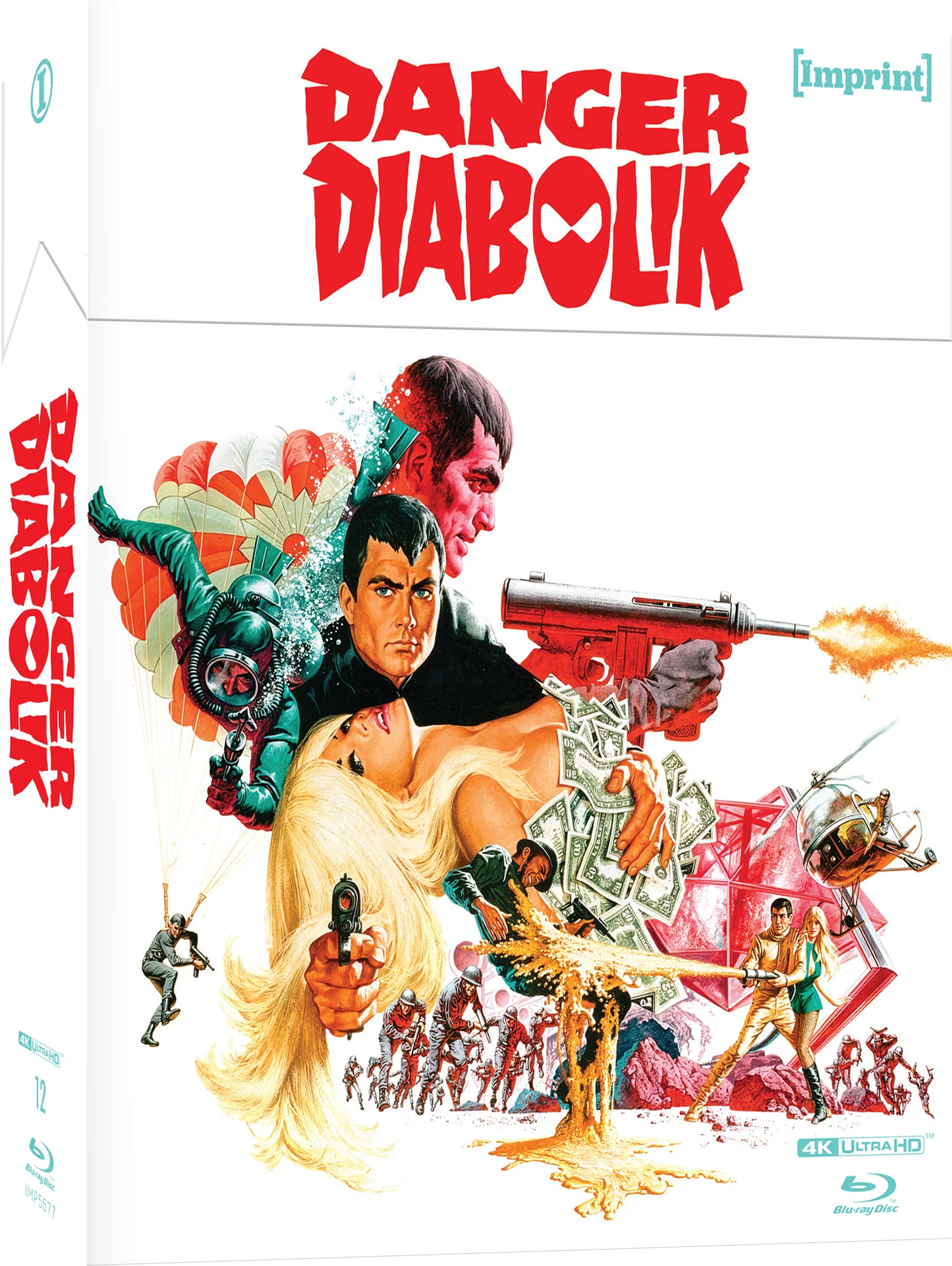 PRE-ORDER: Danger: Diabolik (1968) - Limited Edition 4K UHD + Blu-Ray Hardbox + Hardcover Booklet - Imprint Collection #12