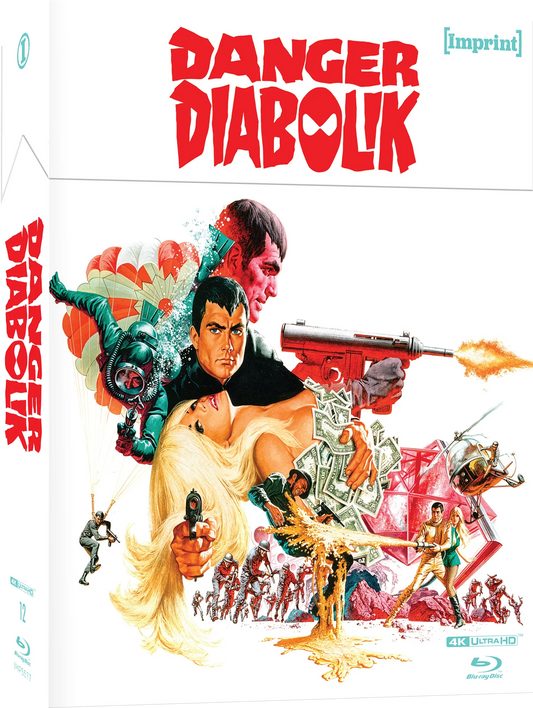 PRE-ORDER: Danger: Diabolik (1968) - Limited Edition 4K UHD + Blu-Ray Hardbox + Hardcover Booklet - Imprint Collection #12