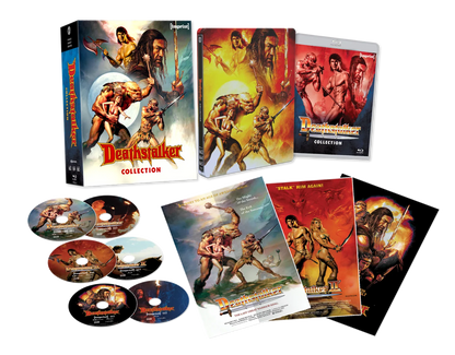PRE-ORDER: Deathstalker Collection (1983 - 2025) - 4K UHD + Blu-ray Limited Edition Steelbook in 3D Lenticular Hardcase + Posters - Imprint Collection #663 - 665
