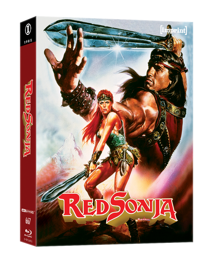 PRE-ORDER: Red Sonja (1985) - 4K UHD + Blu-ray Limited Edition SteelBook in 3D Lenticular Hardcase + Poster - Imprint Collection #667