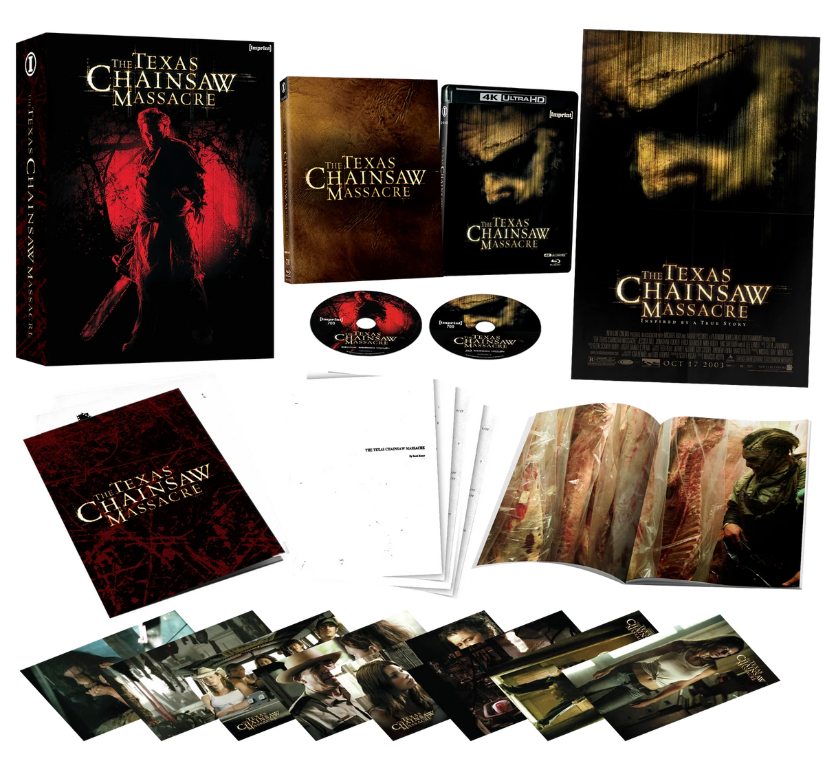 PRE-ORDER: The Texas Chainsaw Massacre (2003) - 4K UHD + Blu-ray Limited Edition Lenticular Large Hardbox - Imprint Collection #700
