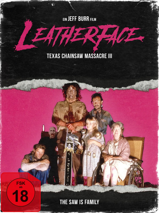 Leatherface: Texas Chainsaw Massacre III (Digipack, 2 Blu-rays+1 DVD) (Region B) (Import/Plaion)