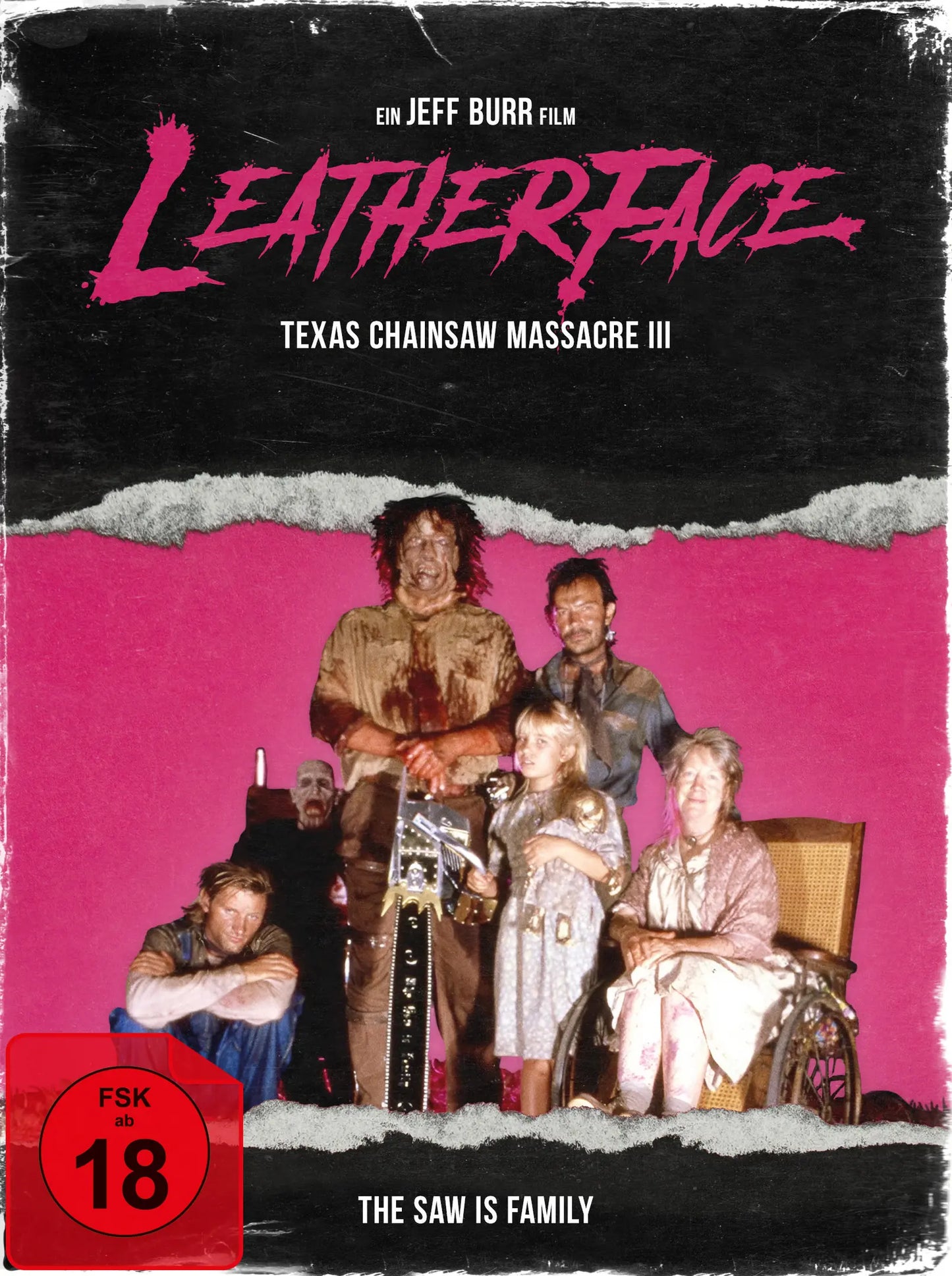 Leatherface: Texas Chainsaw Massacre III (Digipack, 2 Blu-rays+1 DVD) (Region B) (Import/Plaion)