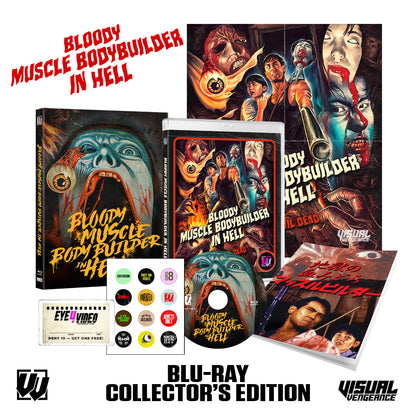 Bloody Muscle Body Builder In Hell [Visual Vengeance Collector's Edition] Blu-Ray
