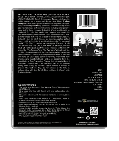 PRE-ORDER: The Man Who Thought Life Limited Slipcover Edition Blu-Ray (Deaf Crocodile)