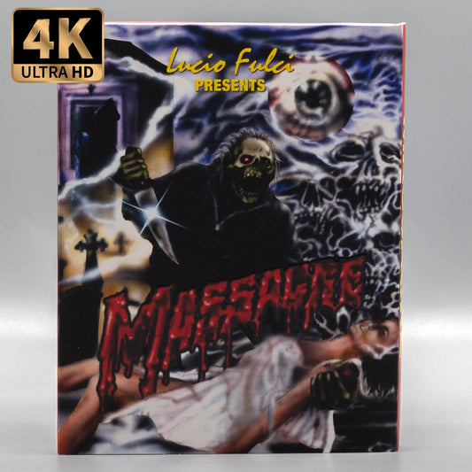 PRE-ORDER: Massacre with Alternate Slipcover 4K UHD + Blu-ray