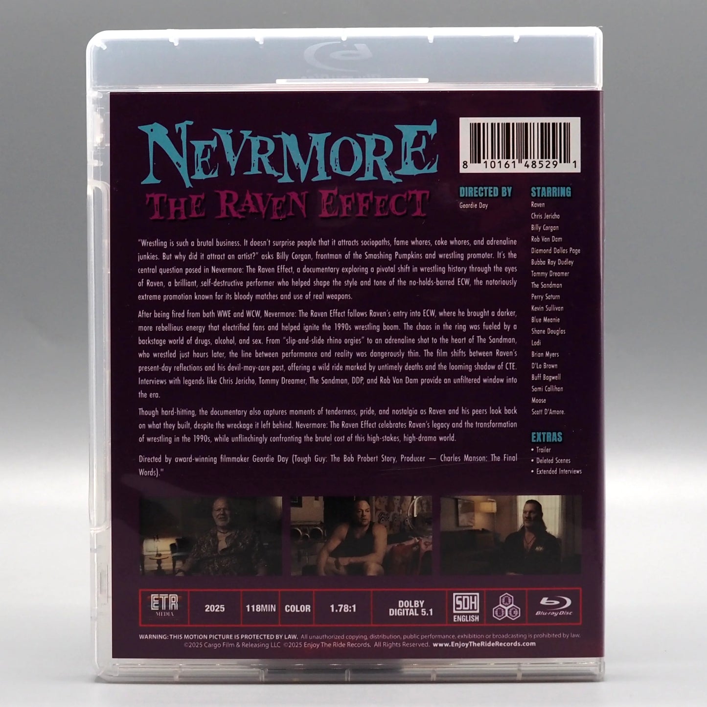 PRE-ORDER: Nevermore: The Raven Effect with Limited Edition Variant Slipcover Blu-Ray