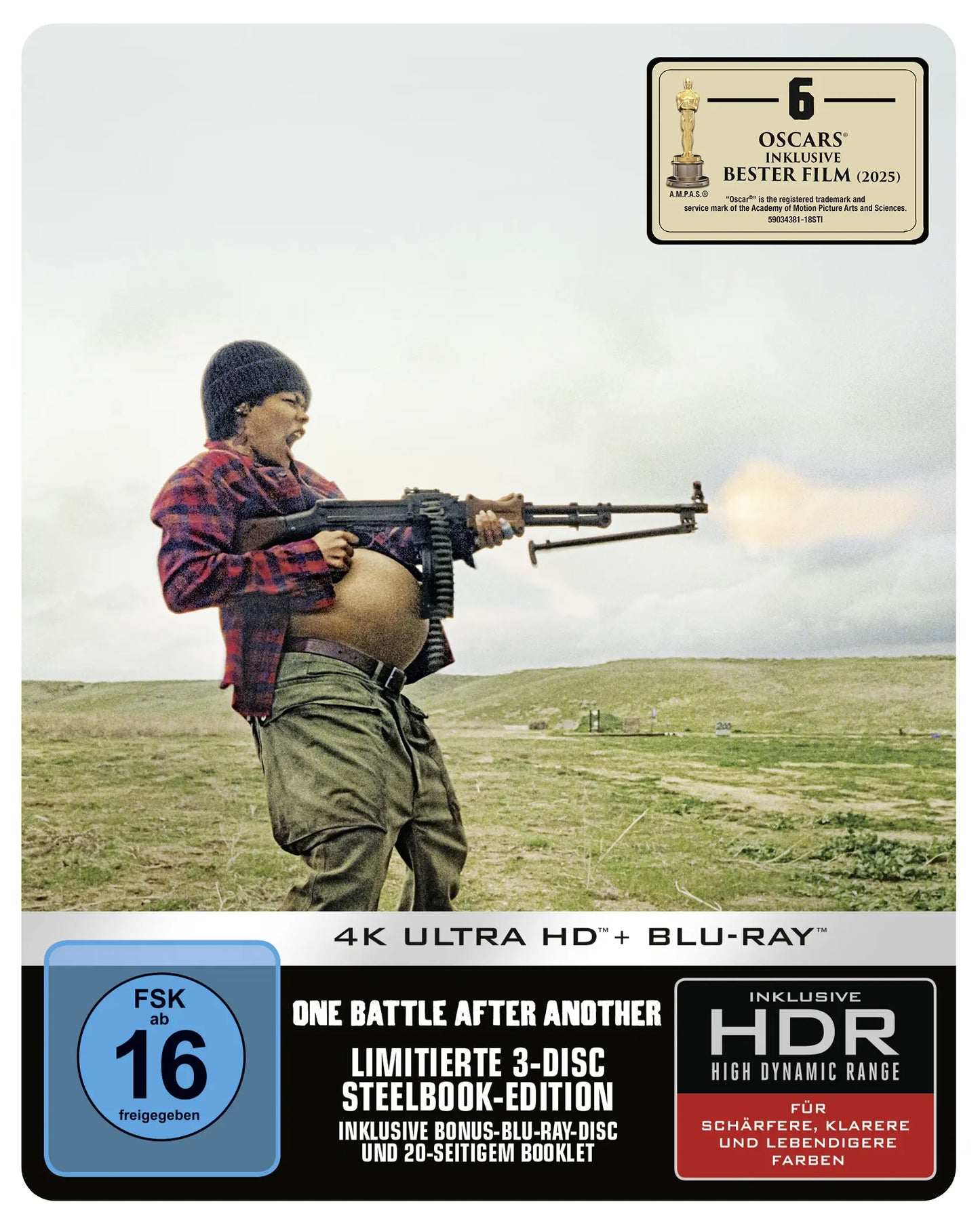 One Battle After Another Limited Edition Steelbook (4K UHD + Blu-Ray/Region B) (Import/Plaion Pictures)
