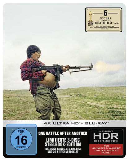 One Battle After Another Limited Edition Steelbook (4K UHD + Blu-Ray/Region B) (Import/Plaion Pictures)