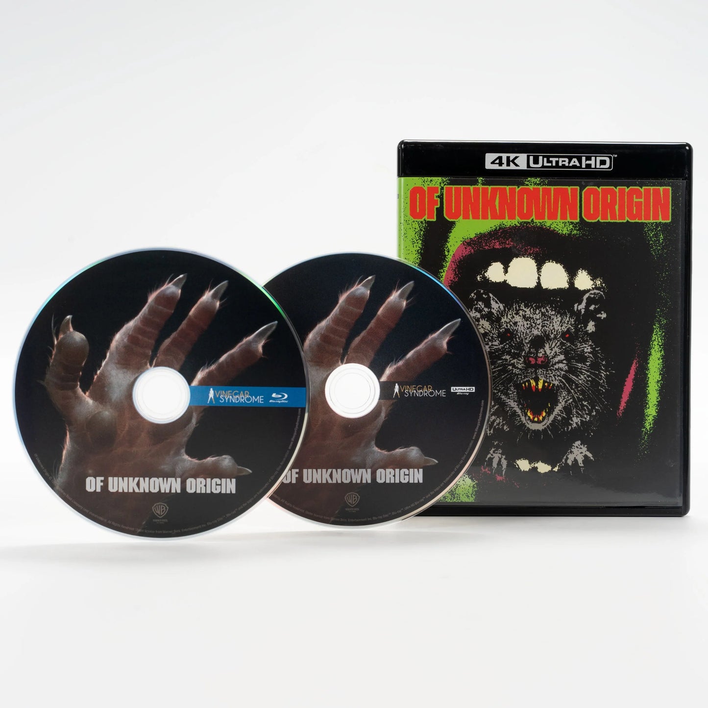 PRE-ORDER: Of Unknown Origin Limited Edition Slipcover 4K UHD + Blu-Ray (Vinegar Syndrome)