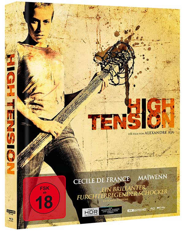 High Tension (Mediabook C, 4K-UHD+2 Blu-rays Region B) (Import/Plaion)