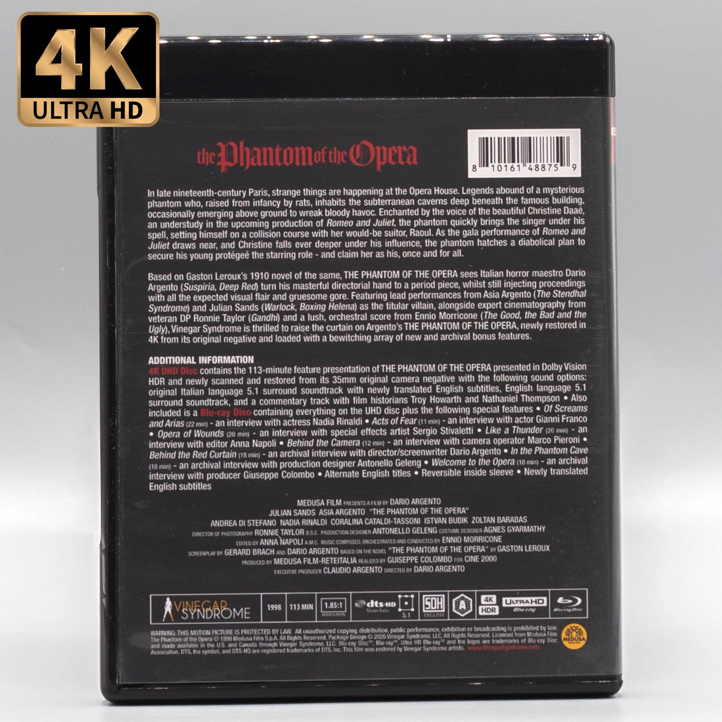 PRE-ORDER: The Phantom of the Opera with Limited Edition Slipcover