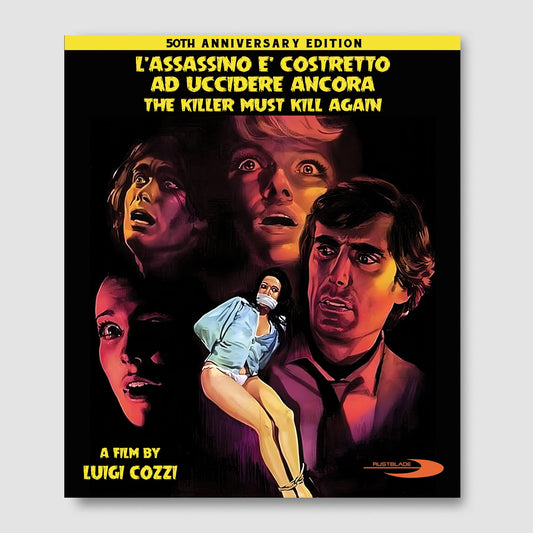 The Killer Must Kill Again (50th Anniversary Limited Edition Blu-Ray/DVD) (Rustblade) (Giallo) Pre-Order