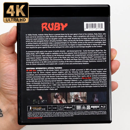 Ruby with Limited Edition Slipcover 4K UHD + Blu-Ray