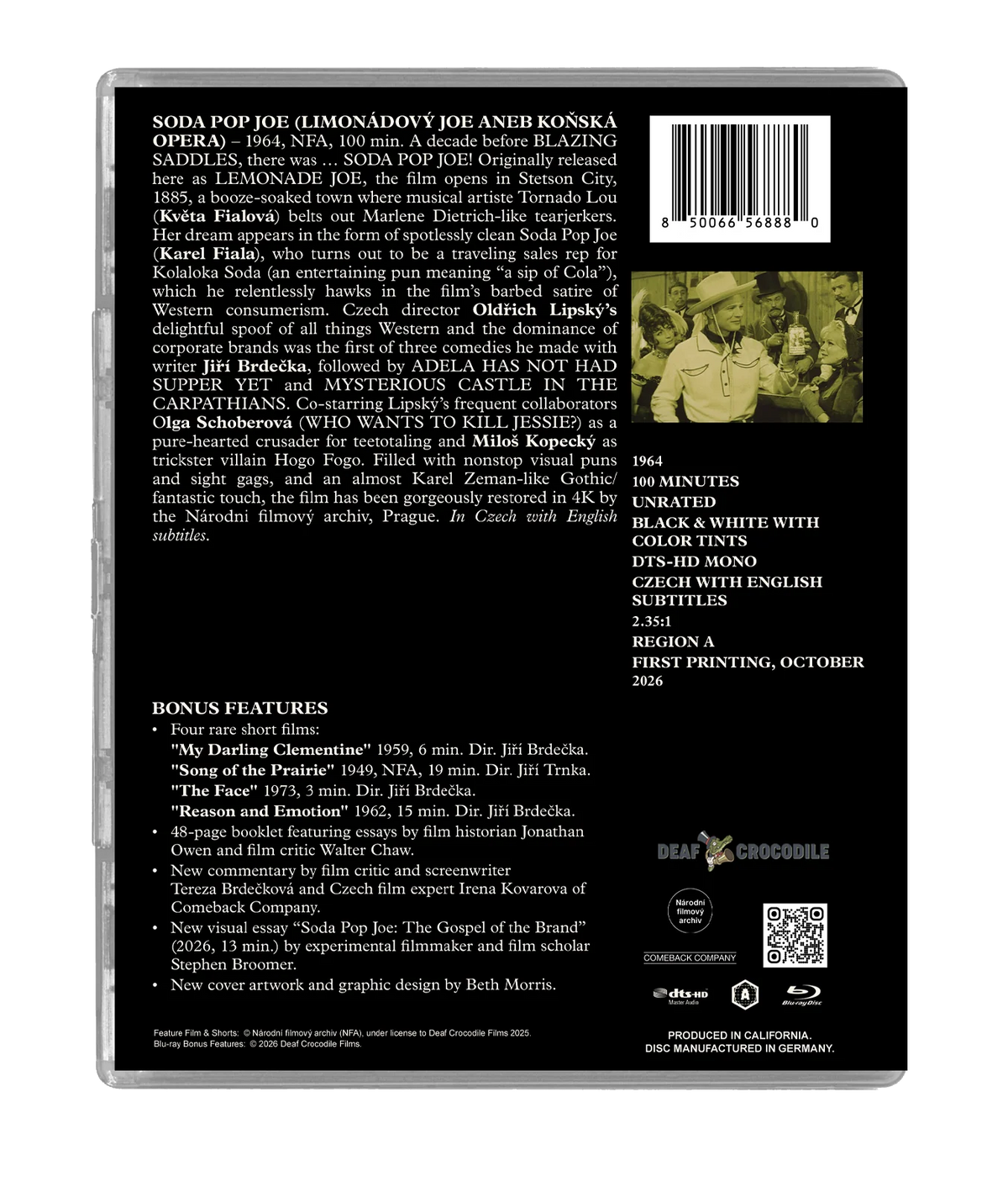 PRE-ORDER: Soda Pop Joe Limited Slipcover Edition Blu-Ray (Deaf Crocodile)