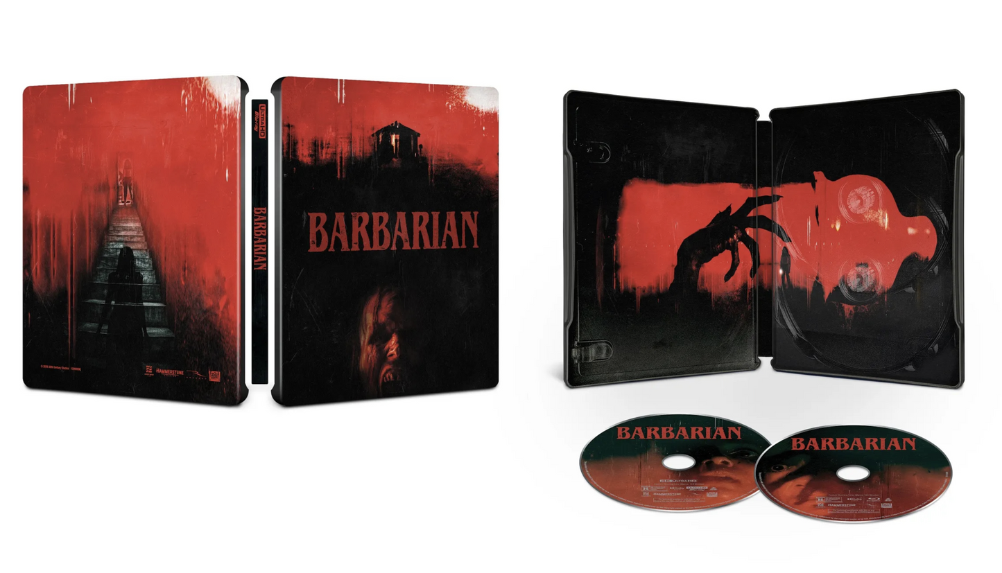 PRE-ORDER: Barbarian Limited Edition Steelbook 4K UHD + Blu-Ray (US)