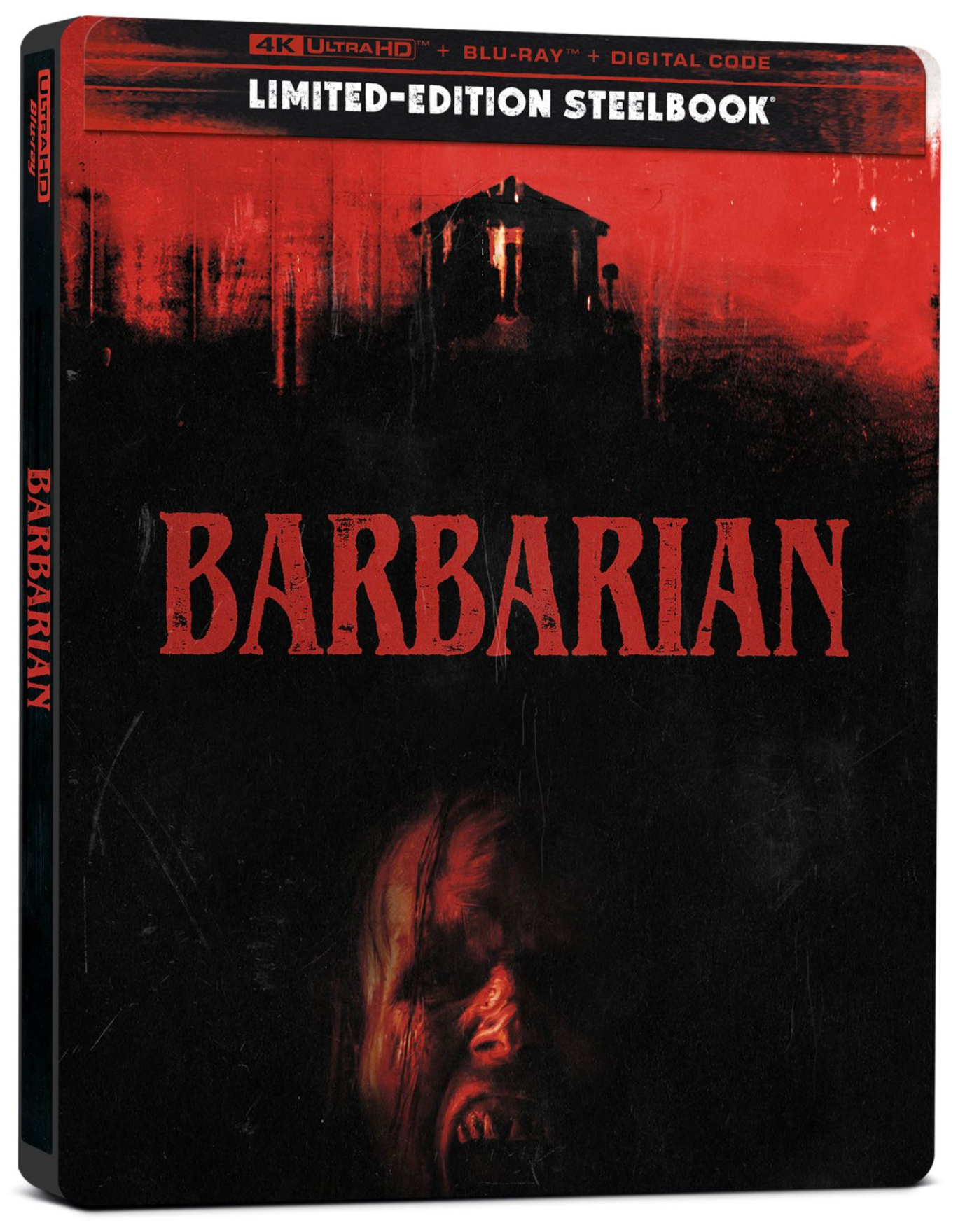 PRE-ORDER: Barbarian Limited Edition Steelbook 4K UHD + Blu-Ray (US)