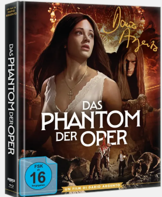 The Phantom of the Opera (Dario Argento) (Limited Edition Mediabook, 4K-UHD+Blu-ray Region B) (Import/Plaion)