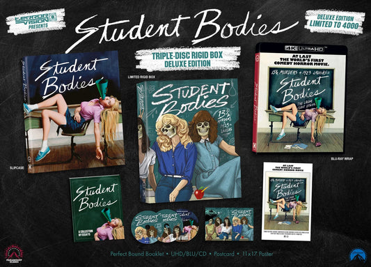 Student Bodies (1981) 3-Disc (UHD/BD/CD) Deluxe Edition (PRE-ORDER)