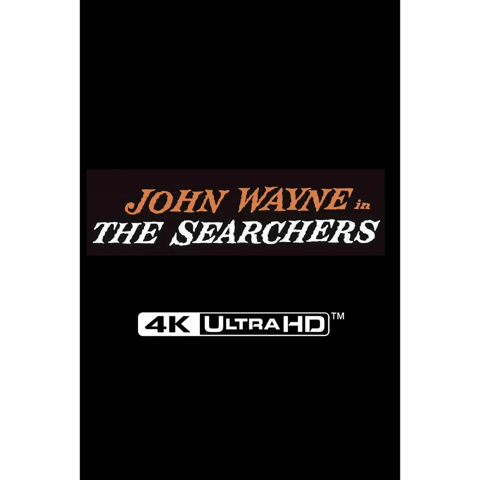 PRE-ORDER: The Searchers Limited Edition Steelbook (UK) 4K Ultra HD + Blu-Ray (Region Free)