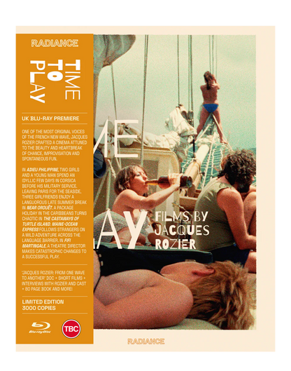 Time To Play - Films By Jacques Rozier Limited Edition Blu-Ray (Region B)