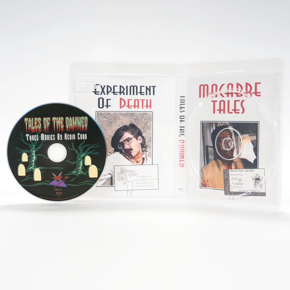 PRE-ORDER: Tales of the Damned: Three Movies by Kevin Coon Blu-Ray