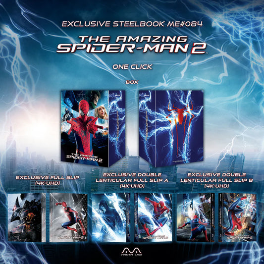The Amazing Spider-Man 2 (2014) – 4K UHD Manta Lab Exclusive One-Click SteelBook [ME#84]