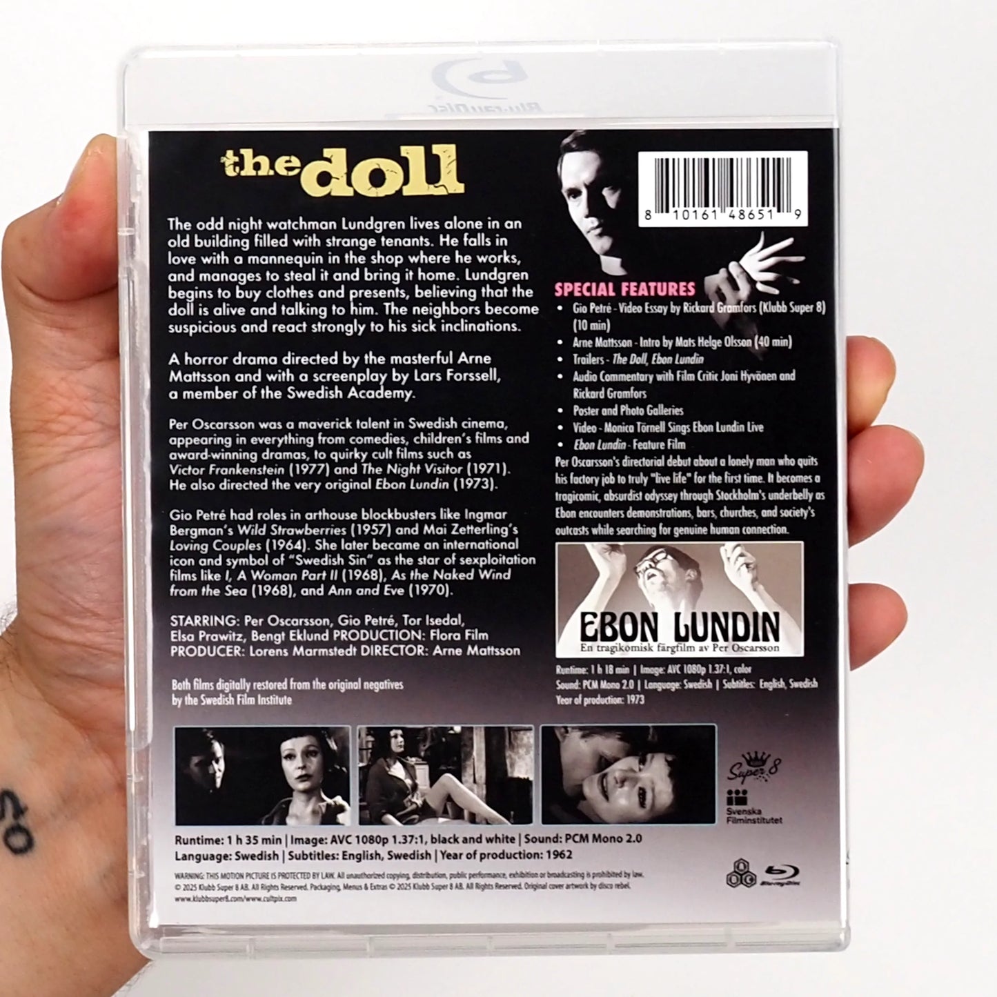 The Doll (Vaxdockan) with Limited Edition Slipcover