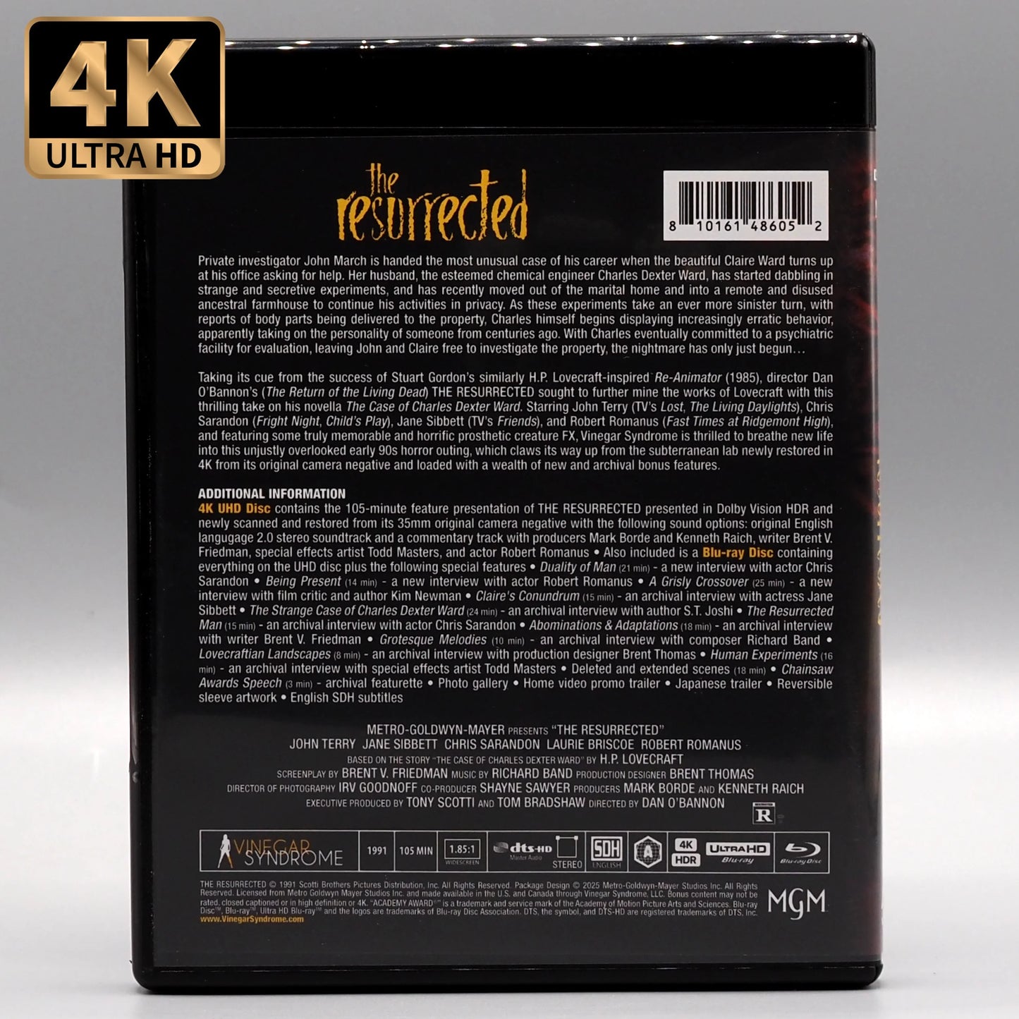 PRE-ORDER: The Resurrected with Limited Edition Slipcover 4K UHD